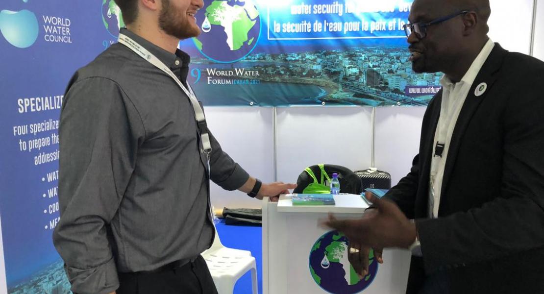 Stand du 9eme Forum mondial de l’eau au Congrès de l’Association Africaine de l’Eau (AAE)