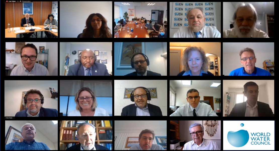 The information meeting of the Governors of the World Water Council brought together experts from around the world on 17 June 2020.