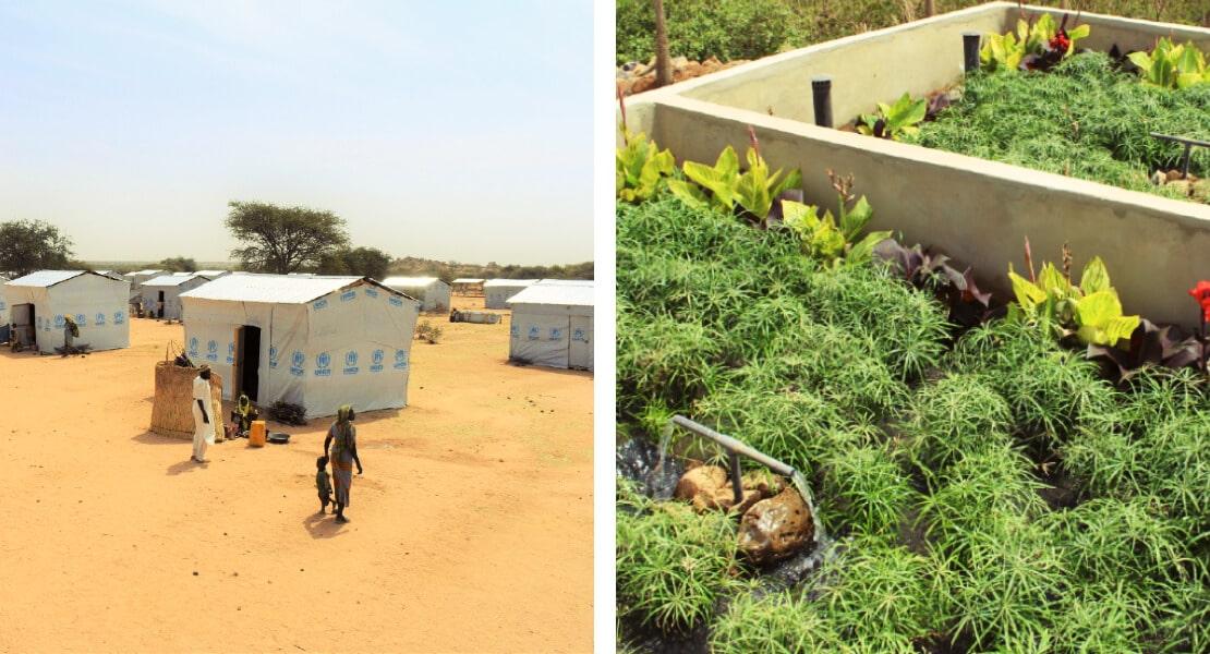 Assainissement durable et réutilisation des eaux usées pour la création d’espaces verts dans les camps de réfugiés de la Région Afrique de l'Ouest et du Centre